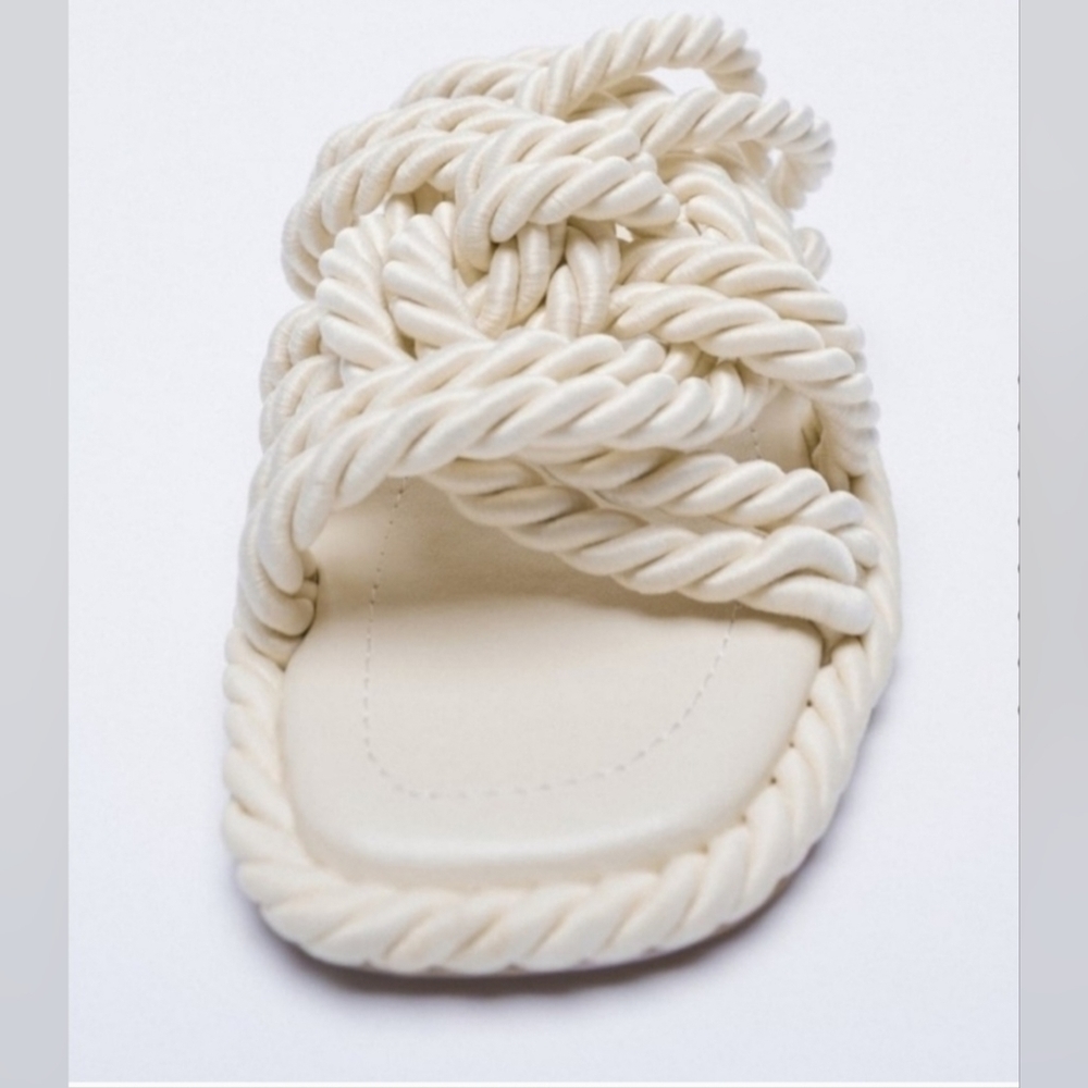 ZARA | KNOTTED ROPE SANDEL - Picture 4 of 5